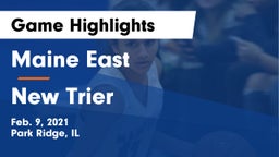 Maine East  vs New Trier  Game Highlights - Feb. 9, 2021