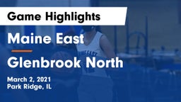 Maine East  vs Glenbrook North  Game Highlights - March 2, 2021