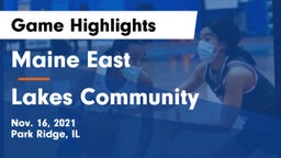 Maine East  vs Lakes Community  Game Highlights - Nov. 16, 2021