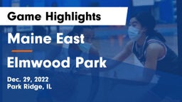 Maine East  vs Elmwood Park Game Highlights - Dec. 29, 2022