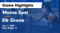 Maine East  vs Elk Grove  Game Highlights - Jan. 7, 2023