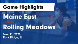 Maine East  vs Rolling Meadows  Game Highlights - Jan. 11, 2023