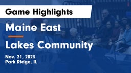 Maine East  vs Lakes Community  Game Highlights - Nov. 21, 2023