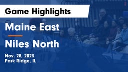 Maine East  vs Niles North  Game Highlights - Nov. 28, 2023