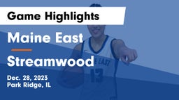 Maine East  vs Streamwood  Game Highlights - Dec. 28, 2023