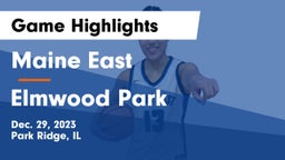 Maine East  vs Elmwood Park Game Highlights - Dec. 29, 2023