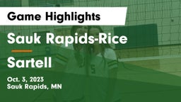 Sauk Rapids-Rice  vs Sartell  Game Highlights - Oct. 3, 2023