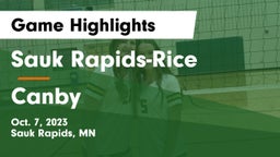 Sauk Rapids-Rice  vs Canby  Game Highlights - Oct. 7, 2023