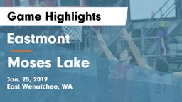 Eastmont  vs Moses Lake  Game Highlights - Jan. 25, 2019