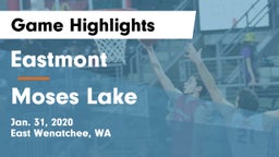 Eastmont  vs Moses Lake  Game Highlights - Jan. 31, 2020