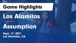 Los Alamitos  vs Assumption Game Highlights - Sept. 17, 2021