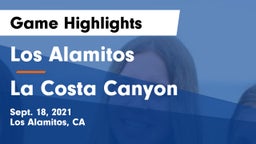 Los Alamitos  vs La Costa Canyon  Game Highlights - Sept. 18, 2021