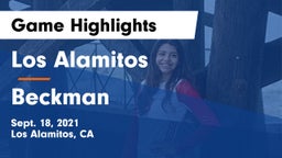 Los Alamitos  vs Beckman Game Highlights - Sept. 18, 2021