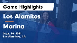 Los Alamitos  vs Marina Game Highlights - Sept. 28, 2021