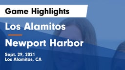 Los Alamitos  vs Newport Harbor Game Highlights - Sept. 29, 2021