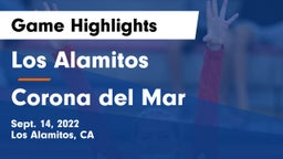 Los Alamitos  vs Corona del Mar  Game Highlights - Sept. 14, 2022