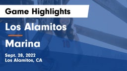 Los Alamitos  vs Marina Game Highlights - Sept. 28, 2022