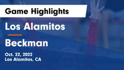 Los Alamitos  vs Beckman Game Highlights - Oct. 22, 2022