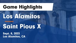 Los Alamitos  vs Saint Pious X Game Highlights - Sept. 8, 2023