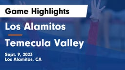 Los Alamitos  vs Temecula Valley Game Highlights - Sept. 9, 2023