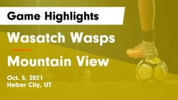 Wasatch Wasps vs Mountain View  Game Highlights - Oct. 5, 2021
