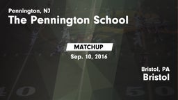 Matchup: Pennington vs. Bristol  2016