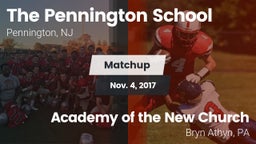 Matchup: Pennington vs. Academy of the New Church  2017