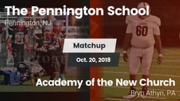 Matchup: Pennington vs. Academy of the New Church  2018