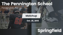 Matchup: Pennington vs. Springfield  2019