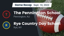 Recap: The Pennington School vs. Rye Country Day School 2022