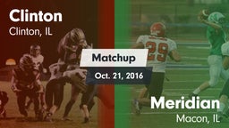 Matchup: Clinton  vs. Meridian  2016