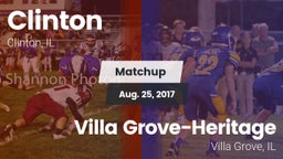 Matchup: Clinton  vs. Villa Grove-Heritage 2017