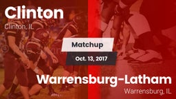 Matchup: Clinton  vs. Warrensburg-Latham  2017
