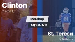 Matchup: Clinton  vs. St. Teresa  2018