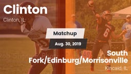 Matchup: Clinton  vs. South Fork/Edinburg/Morrisonville  2019