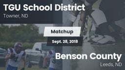 Matchup: TGU School District vs. Benson County  2018