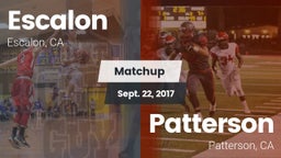 Matchup: Escalon  vs. Patterson  2017