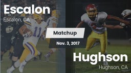 Matchup: Escalon  vs. Hughson  2017