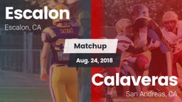 Matchup: Escalon  vs. Calaveras  2018