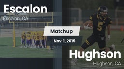 Matchup: Escalon  vs. Hughson  2019