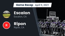 Recap: Escalon  vs. Ripon  2021