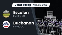 Recap: Escalon  vs. Buchanan  2022