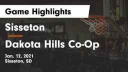 Sisseton  vs Dakota Hills Co-Op Game Highlights - Jan. 12, 2021
