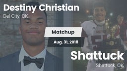 Matchup: Destiny Christian vs. Shattuck  2018