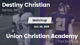 Matchup: Destiny Christian vs. Union Christian Academy  2018