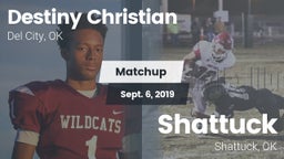 Matchup: Destiny Christian vs. Shattuck  2019