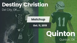 Matchup: Destiny Christian vs. Quinton  2019