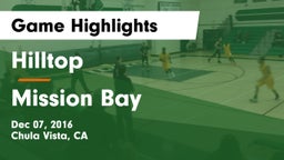 Hilltop  vs Mission Bay Game Highlights - Dec 07, 2016