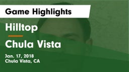 Hilltop  vs Chula Vista  Game Highlights - Jan. 17, 2018