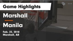 Marshall  vs Manila  Game Highlights - Feb. 22, 2018